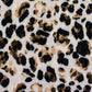 100% Viskozes audums-leoparda raksts 125 g/m²