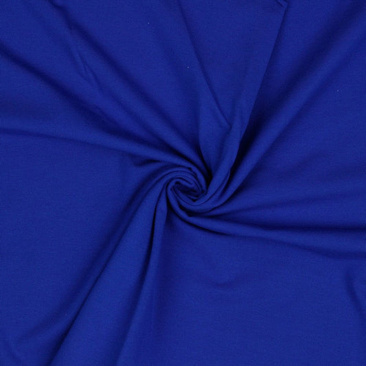 Pēdējais gabaliņš- Plānā kokvilnas trikotāža-rudzupuķu zila 215 g/m²- 45cm
