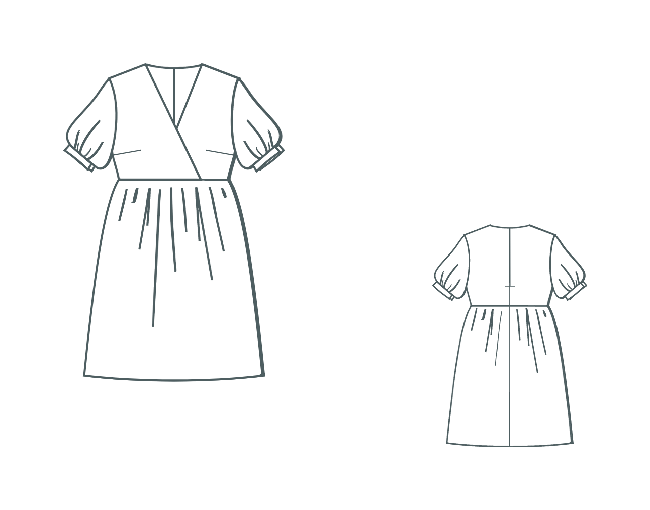 Digitāla piegrieztne-kleita Matilde