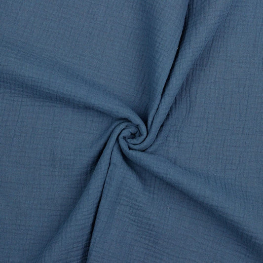 Muslīns-indigo zils 125 g/m²