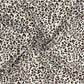 100% Viskozes audums- leoparda raksts uz balta fona 110 g/m²