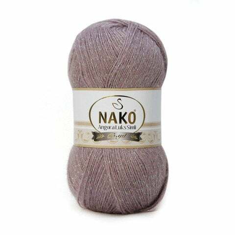 Dzija NAKO ANGORA LUKS SIMLI ar mirdzumu - 550m 100g