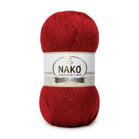 Dzija NAKO ANGORA LUKS SIMLI ar mirdzumu - 550m 100g