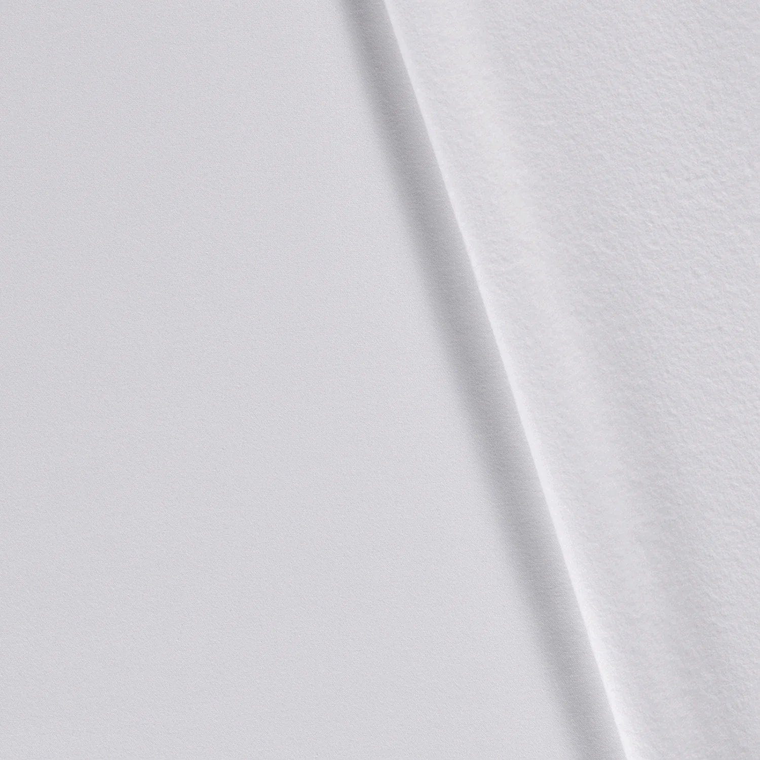 Pēdējais gabaliņš-Kokvilnas siltināta trikotāža-balta 285 g/m²-50 cm