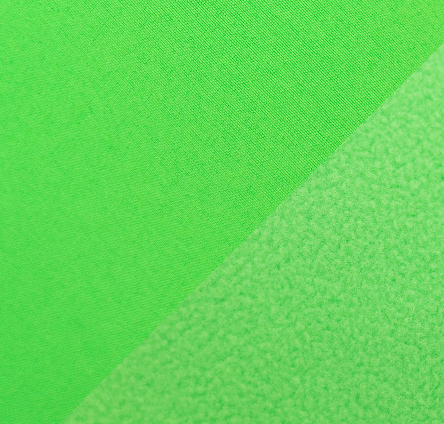 Pēdējais gabaliņš-Softshell audums-neona zaļa 300 g/m² -20 cm