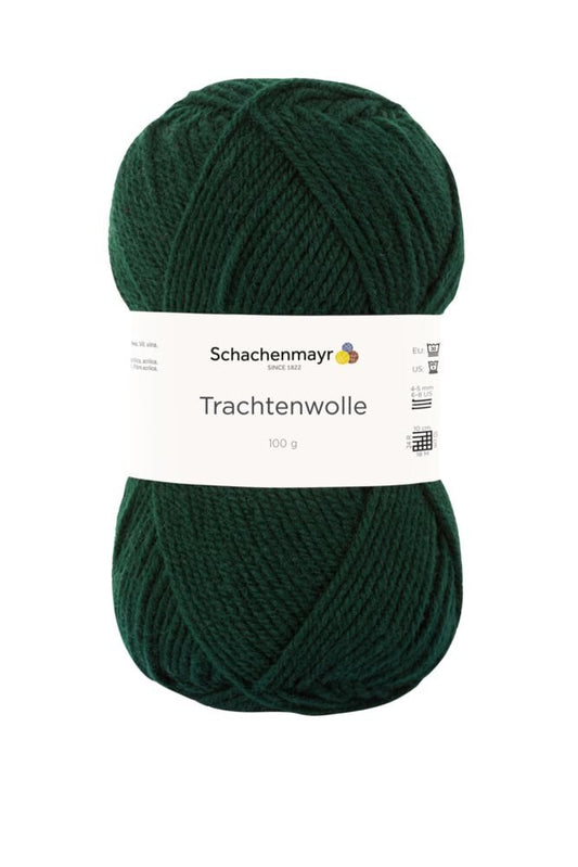 Vilns Dzija Schachenmayr Trachtenwolle 185 m 100 g- smaragda zaļa #00070