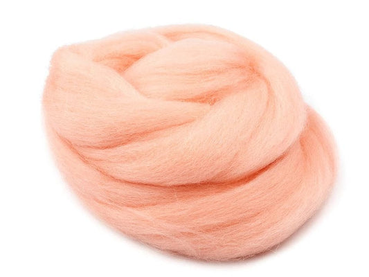 100% MERINO vilna filcēšanai (kārsums)-aprikožu 20g #6