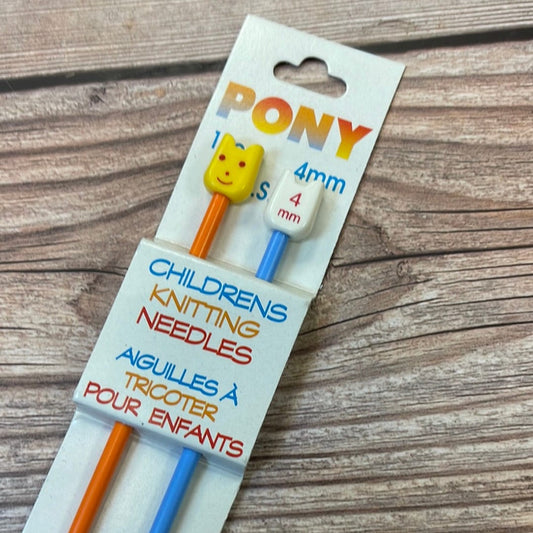 Bērnu adāmadatas PONY-plastmasas 18 cm 4 mm