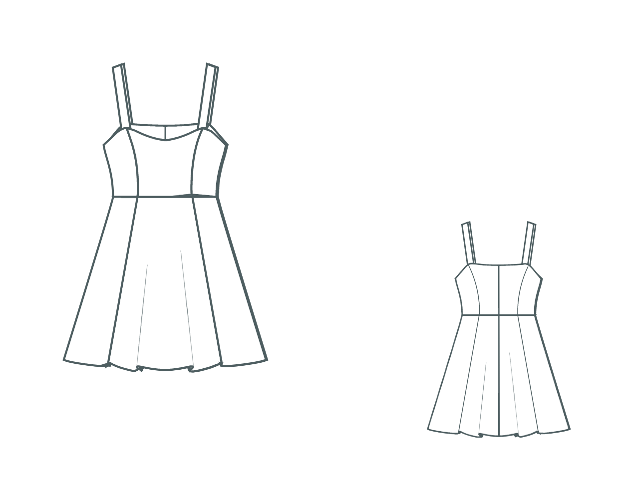 Digitāla piegrieztne-kleita Elizabete
