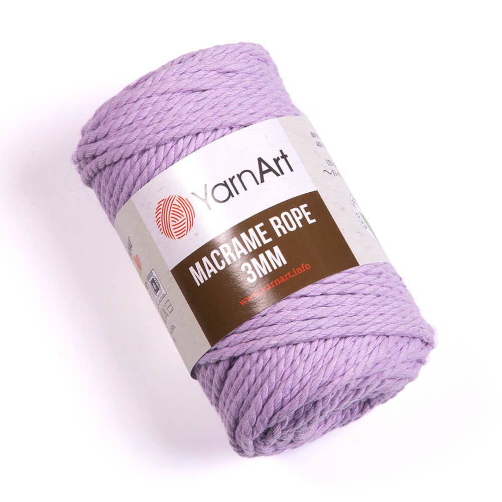 Dzija-aukla Yarn Art Macrame-lillā 75m 250g #765