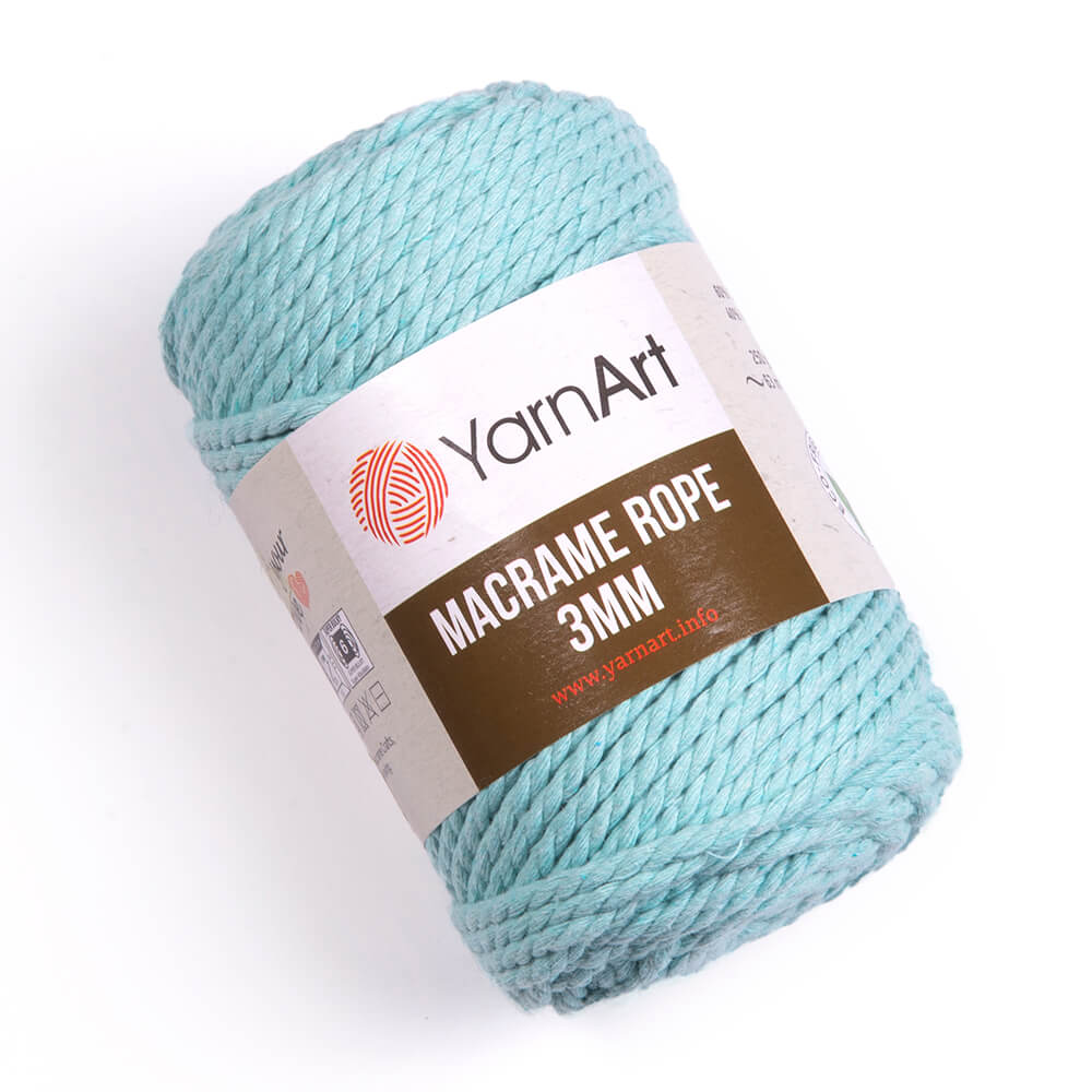 Dzija-aukla Yarn Art Macrame-mint 75m 250g #775