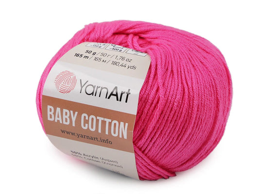 Dzija Yarn Art Baby Cotton-fuksi 165m 50g #422