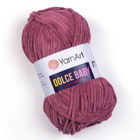 Dzija Yarn Art Dolce Baby-Zefīra dzija-vecrozā 85m 50g #751