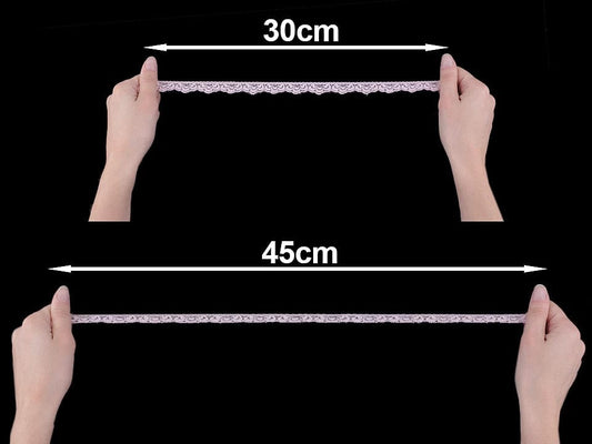 Elastīgā poliamīda mežģīne-1,6 cm rozā