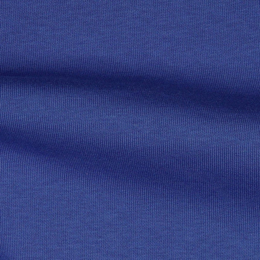 Kokvilnas siltināta trikotāža-rudzupuķu zila 285 g/m²