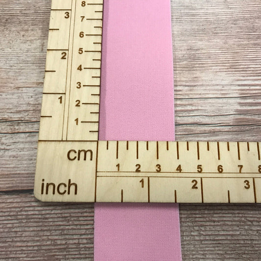 Plakanā gumija-4 cm rozā
