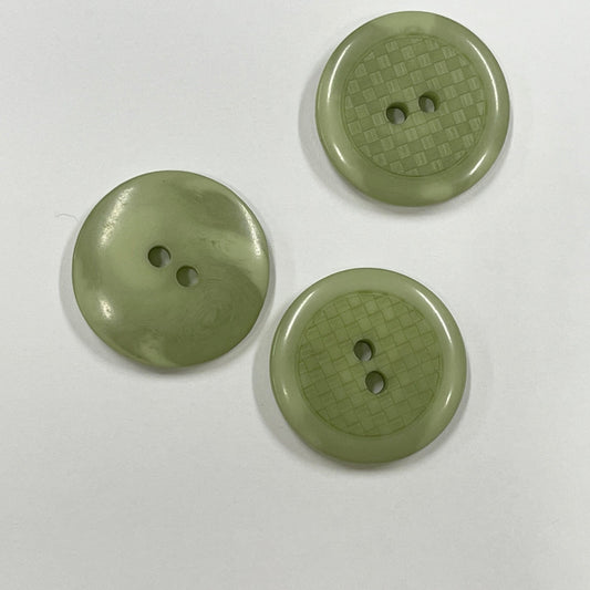 Plastmasas pogas 20 mm-gaiši zaļas