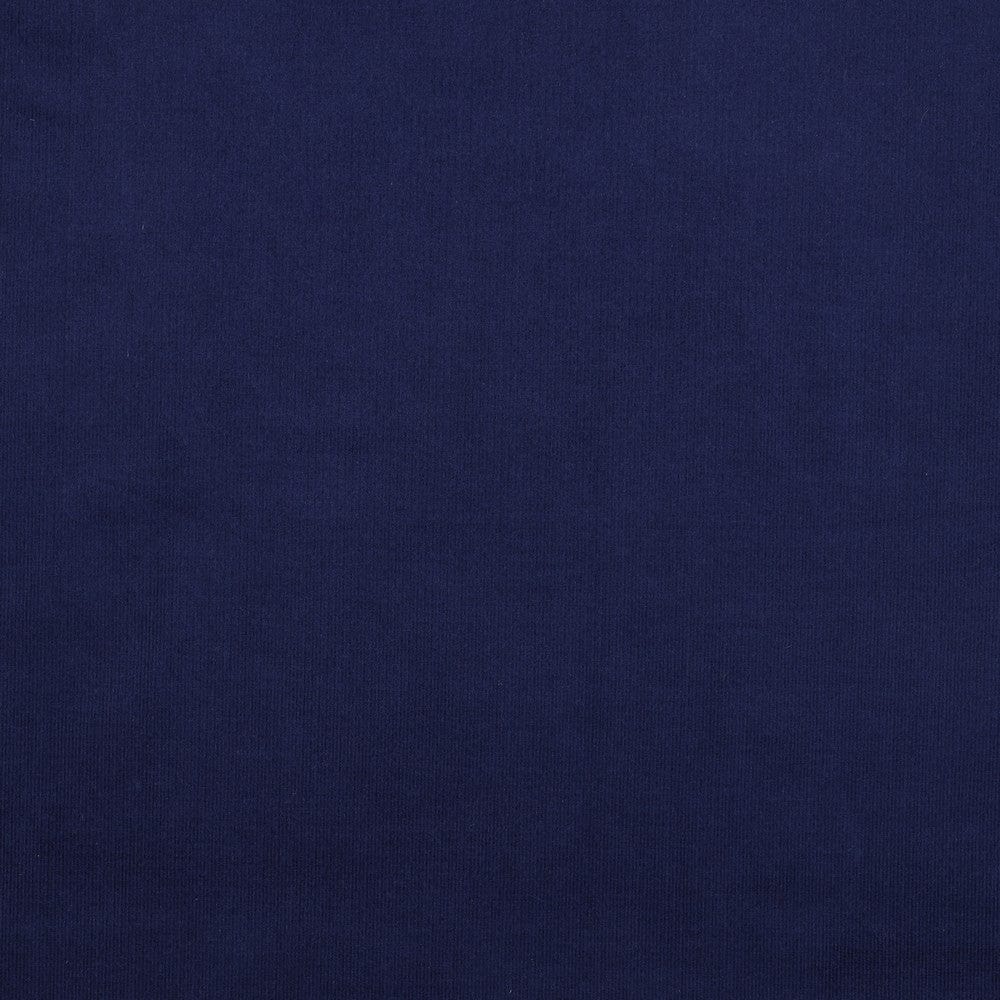 Smalkais Kokvilnas velvets-tumši zila 145 g/m²