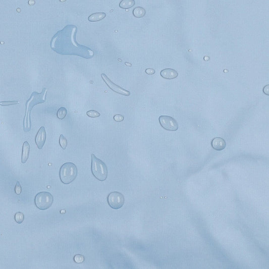 Ūdensizturīgs lietusmēteļu audums-debesu zils 70 g/m²