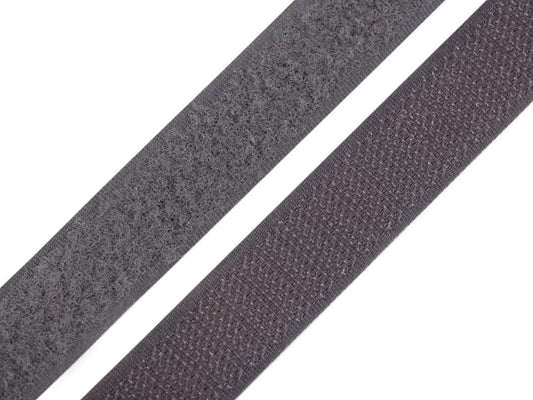 Velcro lenta 2 cm-tumši pelēka